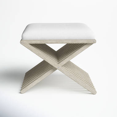 Upholstered store accent stool